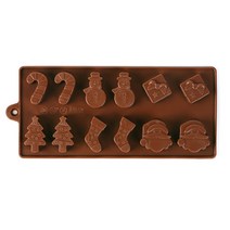 실리콘몰드 (크리스마스 6종) 쿠킹플러스 초콜릿틀