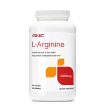GNC 엘 아르기닌 1000mg 180정 (캐플렛) GNC L Arginine 180cts, 0.6lb, 1병
