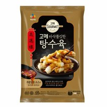 CJ더마켓 짬뽕 짜장 칠리 새우 탕수육 소스 탑티어 고메 바삭쫄깃한 탕수육 깐풍기 유린기 유산슬 양장피 찹쌀 450G, 27개