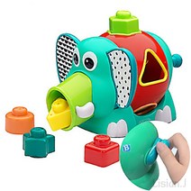 리시안제이 점보 코끼리 도형 맞추기 20개월 아기 교구 20개월 아기 장난감