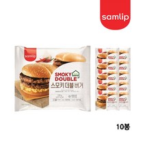 삼립 냉동 스모키더블버거 170g 10개, 상세페이지 참조