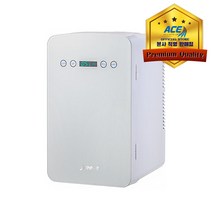 [본사직영] 프리스 무소음 화장품냉장고 온장고 간식 저소음 차량용, 10L 냉온장고 화이트