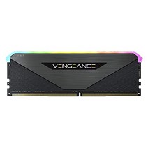 CORSAIR DDR4-16GB 3200MHz CL16 데스크탑 PC용 메모리 VENGEANCE RGB RT 16GB [8GB×2장] CMN16GX4M2Z3200C16(2021신모델 optimized for AMD)