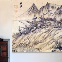 전통 동양화 롤스크린 김홍도 200450-1