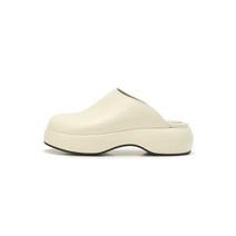 [셀리나] 아이보리 소가죽 뮬 (굽높이 : 5 cm/볼넓이 : 9 cm) VKSO2E257IV