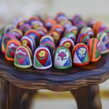 색동 자수 골무 돌잡이용품 전통돌상 돌잔치 전통소품, 1.골무-1ea