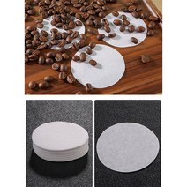 커피필터 100PCS 라운드 커피 필터 용지 56mm 60mm 68mm 에스프레소 커피 메이커 V60 도저 커피 필터 도구 Moka Pot Paper Filter, 1. 68mm 100PCS, 1. Yellow Brown, 1. CHINA