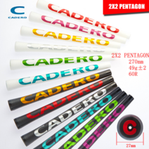 아이언그립교체 10개세트 카데로그립 CADERO - 2x2 PENTAGON, 화이트 블루