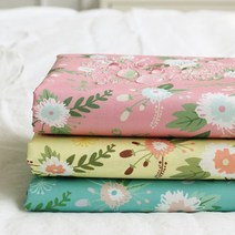 [대폭]방수천177~179 메이썸 3종 식탁보 천 가방원단 우의천 북유럽 플라워, 177-핑크