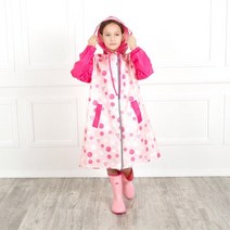 여아우비 미니마우스 땡땡이 디즈니우비 우비유아 어린이레인코트 장마필수품 아동비옷