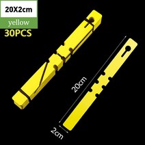 모종 파종 식물 태그 보육 방수 마커 걸이형 정원 레이블 말뚝 분류 도구 100 개, [12] yellow 30Pcs
