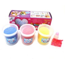 도너랜드천사점토 3색 세트, 20g, 단품