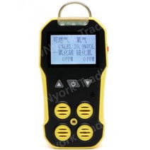 가스 누출감지기 측정기 산소 황화수소 일산화탄소 실험실, 멀티 가스 감지기(4종)