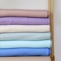 천고아 30수 싱글다이마루원단 파스텔 6color D004897, 연보라