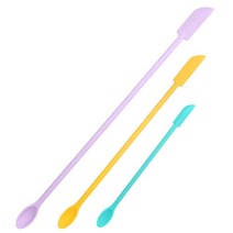 케이크띠지 제과제빵실기준비물 케이크분할기 신제품 실리콘 미니 주걱 세트 길어진 화장품 병 잼 더블 헤드 스크레이퍼 주방 베이킹 도구, 01 Multicolor
