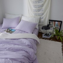 차렵이불 모모 무봉제 라벤더 퀸사이즈 Q