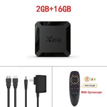 정품 안드로이드 스마트 TV 박스 Allwinner H313 쿼드 코어 CPU 스트리밍 미디어 플레이어 4K 24G 와이파이 넷플릭스 유튜브 TV 프리픽스 X96Q, 21.영국 플러그  X96Q2G16GG10S