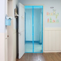 현관 방충문 자석 방충망 아기 아파트 모기장 100cm B