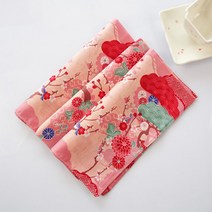 라이팡팡 [그린파이프] 차이나 면 손수건 프린트 수건 전원 친환경 손수건
