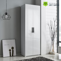 즐거운가구 레이첼 600도어형 수납장, 수납형_화이트(광폭)