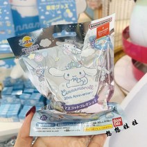 산리오 캐릭터 시나모롤 랜덤 피규어 보습 배쓰밤 바스볼 입욕제 소다향 1개입, 1개입(랜덤 피규어)
