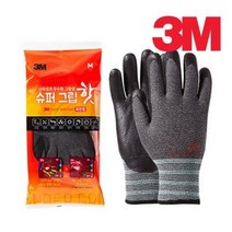 3M 겨울 혹한기 기모장갑 슈퍼그립 핫, M, 6개