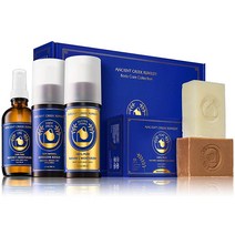 Ancient Greek Remedy 유기농 스킨 케어 선물 세트 여성 및 남성용 스파 라벤더 향 목욕 바디 바구니 오일 페이스 크림 풋 로션 비누 바 2개