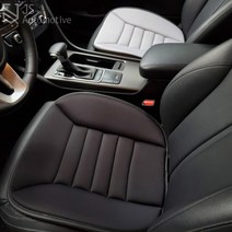 JS automotive 테슬라 모델3 사계절 메모리폼 논슬립 방석 시트 보호쿠션 에어매쉬 실내 인테리어 악세사리 편의용품, 블랙1P