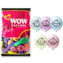 뉴개구쟁이(혼합)인쇄풍선 50개, 1개