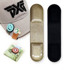 고골프 양면 자석클립 햇클립 볼마커 홀더, 펄광 골드