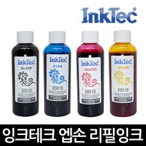 잉크테크 엡손 무한 리필 잉크 100ml T664 T774 L655 L365 L555 L565 L800 L850 L1455 L1300 M105 L4150 L5190 L6190, 1병, 충전용주사기+바늘(10cc)