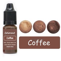 비누만들기 비누키트10ml 양초 비누 안료 액체 착색제 DIY 아로마 테라피 수지 염료 공예 보석 만들기 용, 19 Coffee