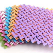 논슬립 칼라 퍼즐매트 조립식 매트 미끄럼방지매트 바닥깔판 조립매트 다용도매트 1P, 퍼플