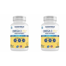 1+1 오션블루 오메가3 2100mg 180정 소프트젤 x 2통, 1개, 기본