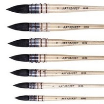 아트시크릿 수채화붓 20RQ 청설모 몹브러쉬 낱개 / 옵션선택, 6호