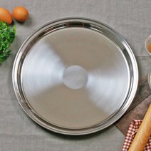 스텐 원형쟁반 7호 업소용 식당 오봉 트레이
