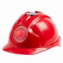 선풍기 안전모 여름 안전헬멧 태양광 충전식 공사장, 1. 업그레이드 4세대  강풍 모델-옐로우