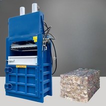 파지압축기 분리수거 쓰레기 종이 고철 캔 자동 유압 프레스기, 8T