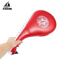 태권도 발차기 복싱 미트 1pcs 더블 킥 가방 훈련 패드 대상 가라테 mma 킥 킥 대상 패드 칼 놀이 훈련 장비, 빨간색