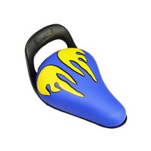 핸들이있는 범용 를위한 자전거 안장 자전거 좌석 손잡이가있는 방수, 20cm x 13.5cm, PU, 블루 A, 1개