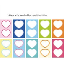 증명사진인쇄 사진출력 20 개/몫 카와이 레이저 윤기 나는 애완 동물 사랑의 마음 3 인치 Photocard 프레임 사진 장식 아이돌 카드 112517