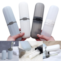 심플 모노톤 휴대용 칫솔케이스 보관통 칫솔보관, 파랑색 1개입