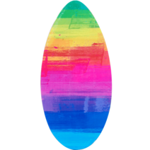 패들 숏보드 스킴보드 해변 서핑 보드 써핑 써프, 41인치 - 컬러 바