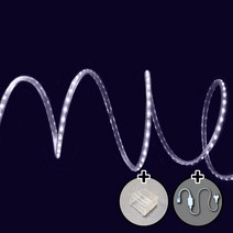 LED 고급형 5050칩 후렉시블 논네온 줄조명 로프라이트 (10M 50M 단위판매), 백색, 10M (전원잭 포함)