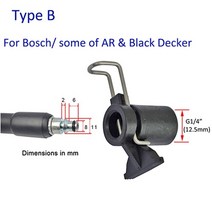 karcher bosche ar black decker patriot dawoo nilfisk stihl 물 세척 호스용 압력 세척기 호스 커넥터 변환기, 주황색