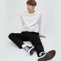 지오다노 01111513 남 히든밴딩 테이퍼드핏 크롭 슬랙스 111513