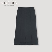 [시스티나] 언밸런스 슬릿 미디 스커트_AWWSKM41060_DE