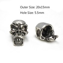 견고한 나이프 비즈 펜던트 야외 도구 해골 스파르타 전사 헬멧 Paracord 로프 DIY 쥬얼리 팔찌 액세서리, 06 06