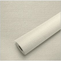 쿠셔니 벽지 폭 70cm 붙이는 스티커 접착식 단열 실크벽지, 베이지(격자무늬)