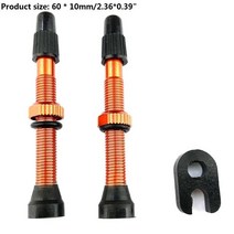 가정용nas 나스 nas 외장 하드 서버 구축 60mm 합금 스템 프레스타 밸브 + 도구 2 개 로드 MTB 자전거용, 01 Orange
